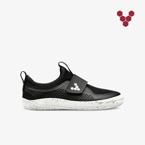 Vivobarefoot Primus Sport II Kids Trainers Black UK AYQW